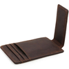 Genuine Leather Magnet Money Clip Front Pocket Leather Wallet for Men 
