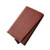 High Quality Genuine Leather Slim RFID Wallet with Aluminum Card Holder 