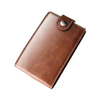 Custom Anti RFID Blocking Carteras Mens Leather Credit Card Holder Wallet