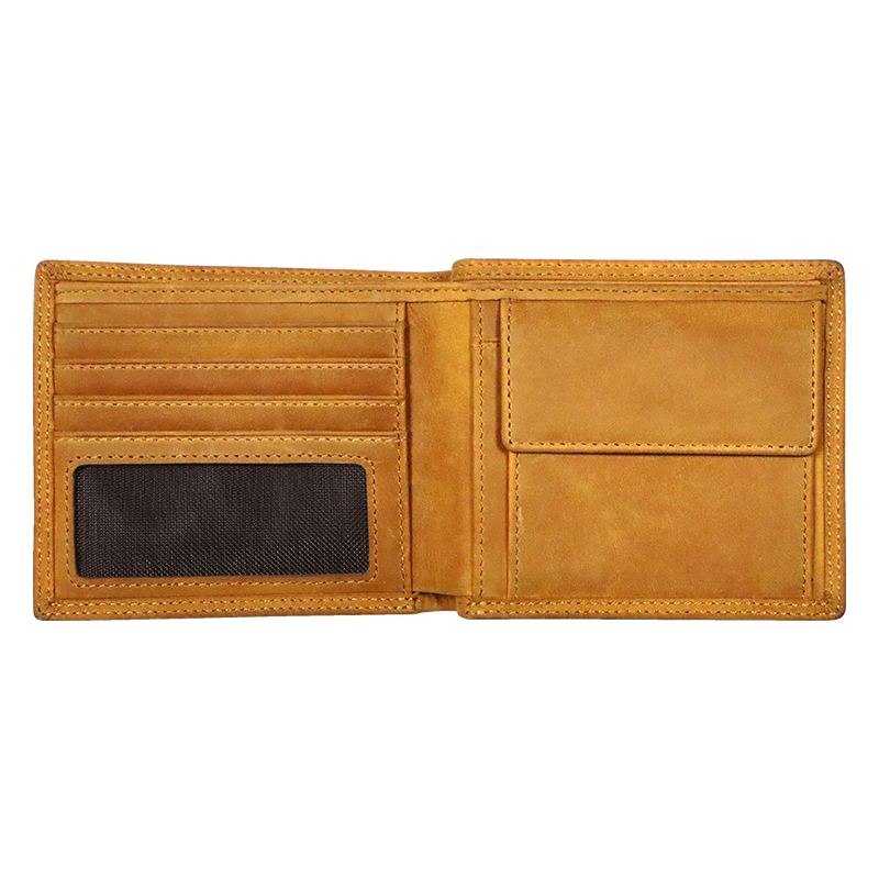 Genuine Leather Metal Credit Card Holder Wallet RFID NFC Blocking