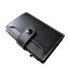 Black Color Genuine Leather Wallet with Custom Logo